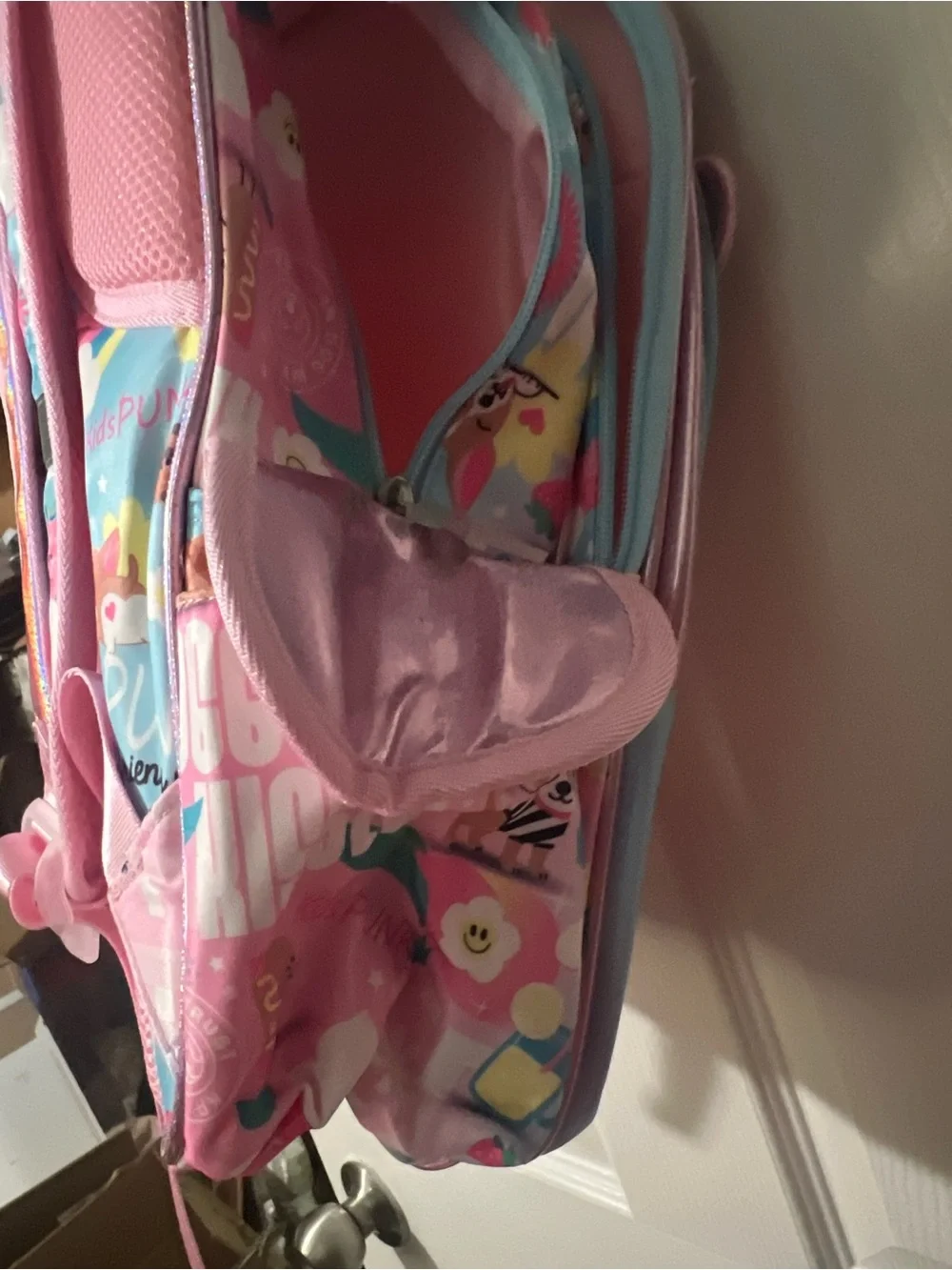KidsPUNK Chimola Best Dog Ever Chihuahua Backpack glitter cap 3D plush ears sz L